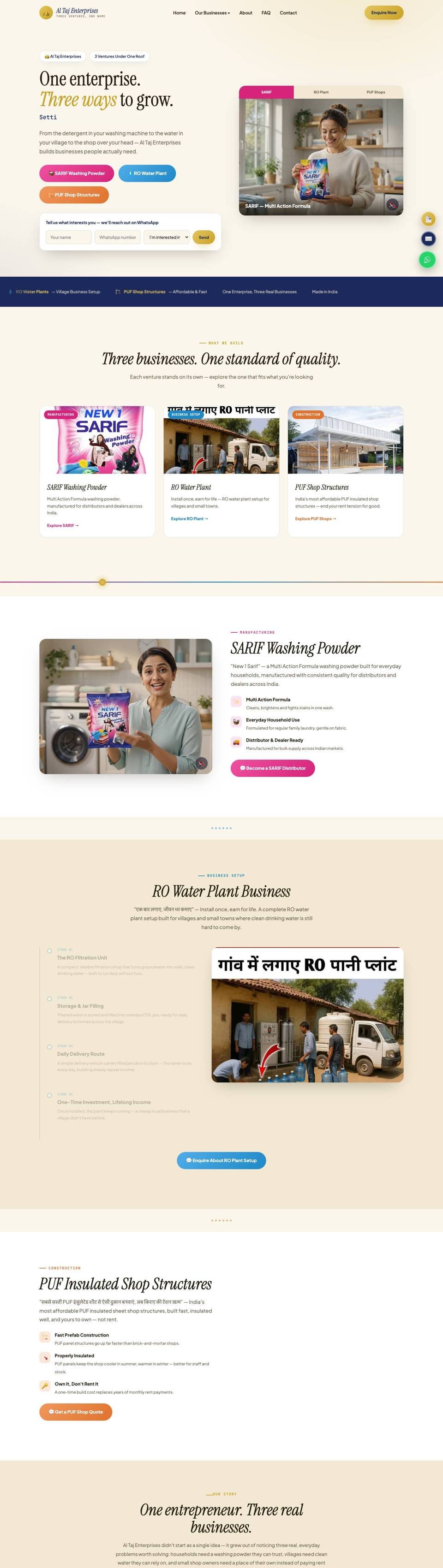 Altaj Industries website by YoGi