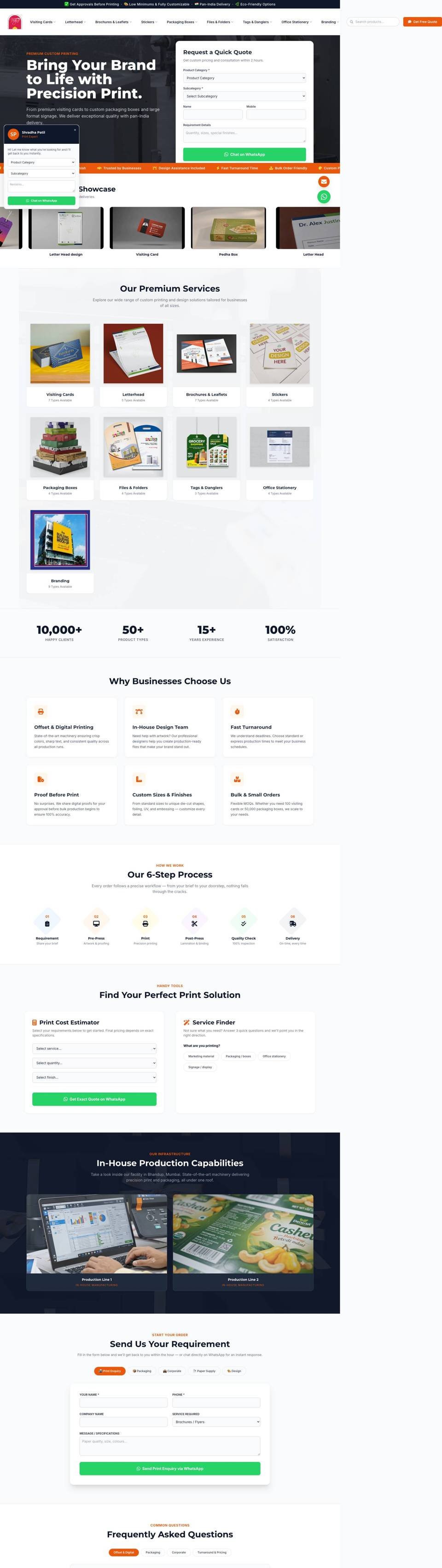 Page Art India website by YoGi