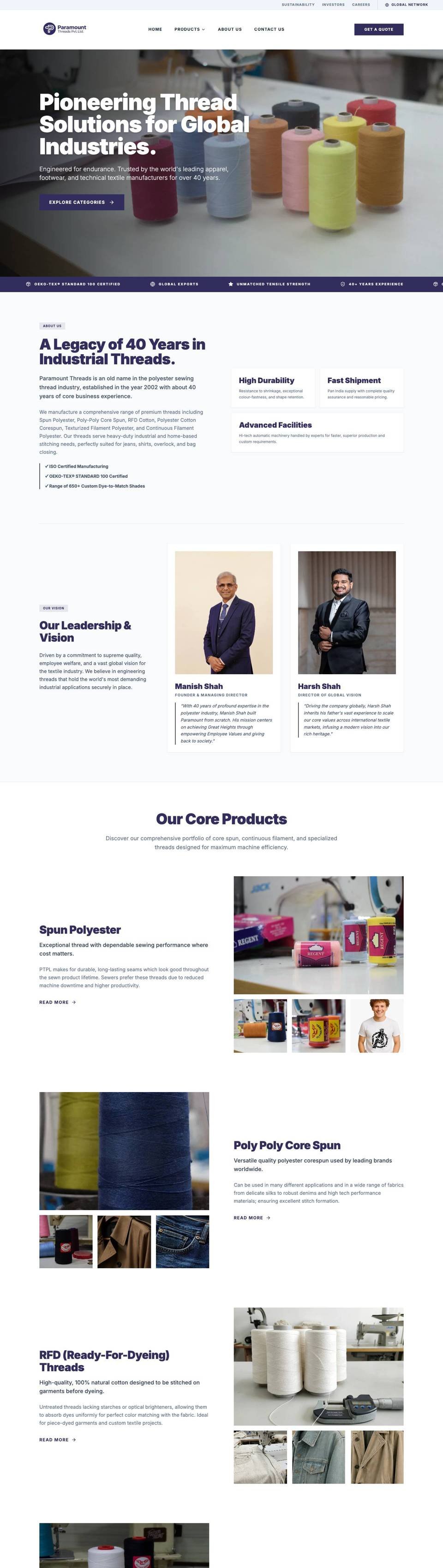 Paramount Threads website by YoGi